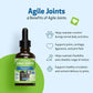 Pet Wellbeing Agile Joints for Dogs - Hip and Joint Health, Mobility, Devil’s Claw, Boswellia, Joint Ligament and Cartilage - Veterinarian-Formulated Herbal Supplement 2 oz (59 ml)