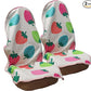 Car Seat Cover Protector Front Seats,for Gym Workout,Running,Swimming,Beach and Hiking,Waterproof Sweat Towel Bucket Seat Covers for Cars SUV Trucks (Strawberry, 2Pcs)