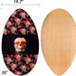 seething 35 Inch Skimboard with High Gloss Coat Wood Skim Board for Beginners,Kids, Teenagers, Adults and All Skimming