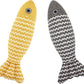 2 Pcs Catnip Toys Fish, Self Play, Cat Toys for Indoor Cats and Kitten, Catnip Cat Toy, Interactive Kitten Exercise Kicker Toys for Indoor Cats 7.8 Inches for All Breeds