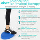 Vive Oval Balance Pad - Wobble Cushion For Physical Therapy And Rehabilitation Equipment - Soft Stability Trainer Foam For Workouts, Yoga, Core Strength And Pilates - Device For Women, Men And Kids