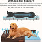 Orthopedic Dog Beds Large Sized Dog, 3 Inch Memory Foam Pet Bed for Medium and Large Dogs, Washable Removable Cover, Nonskid Bottom, Waterproof, 44x32 Inches XXL Brown Grey