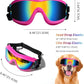 NVTED Dog Sunglasses Goggles, UV Wind Dust Fog Protection Pet Glasses Eye Wear Protection with Adjustable Strap for Medium or Large Dog (Pink)