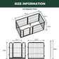 FXW Rollick Unleashed Dog Playpen for Indoor, Yard, RV Camping, 24 inch 6 Panels for Small and Puppy Dogs│Patented