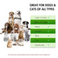 Dog Brush Kit - Self-Cleaning Slicker Brush with Bath Brush & Undercoat Rake | Deshedding Tools for Large - Small Dogs & Cats, Professional 3-in-1 Pet Grooming Set for Heavy Shedding, Green