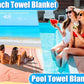 Oversized Turkish Beach Towel Blanket Cotton Giant XL Sandproof Towels Huge Linen XXL Extra Large Big Throw Quilt Blankets for Adults Cloud Travel Camping Glamping Accessories Essentials