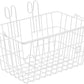 Retrospec Apollo-Lite Lift-Off Bike Basket - Detachable Steel Handlebar Basket with Carrying Handle for Commuting, Shopping & Beach Trips - 14.5in x 9.5in Weather-Resistant Biking Gear