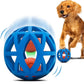 Interactive Dog Toy, Smart Jumping Bouncing Ball Inside Durable Rubber Shell, Automatic Moving Vibrating Ball for Medium/Large Dogs, Dog Enrichment Toy to Keep Them Busy (Blue & Orange)