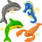 Dog Toy Squeak No Stuffing Toys, 4-Pack Toys for Small Medium Large Breed, Puppy Teething Interactive Toy to Keep Them Busy, Best Christmas Birthday Gift