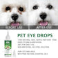 Dog Eye Drops, Eye Cleaner for Dogs & Cats Supports Eyes Infection Relief, Redness & Allergy Eyes Relief, Remove Tear Stain & Eye Debris - Pet Eye Gentle Care Supplement Cats Drops for Eyes - 2 fl oz…