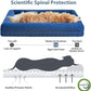 WNPETHOME XXXL Big Dog Bed, Washable Dog Couch with Removable Waterproof Cover, Orthopedic Large Pet Sofa Bed with Bolster Sides for Sleeping