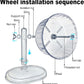 Silent Hamster Wheel, Super-Silent Hamster Exercise Wheels Accessories, Quiet Running Wheels, Adjustable Stand for Hamsters Mice Or Other Small Animals (White, Ф 7 inch)
