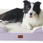 Bedsure Orthopedic Dog Beds Large Sized Dog - Washable Large Dog Cat Bed Waterproof, Comfort Dogs Couch Sofa with Washable Removable Cover, Pet Bed with Nonskid Bottom, Lavender, 35"