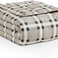 L'AGRATY Weighted Blanket - 60"x80" 20lbs Cooling Breathable Heavy Blanket Microfiber Material with Glass Beads for Adult All-Season Summer Fall Winter Soft Thick Comfort
