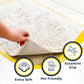 Muddy Mat® AS-SEEN-ON-TV Highly Absorbent Microfiber Door Mat and Pet Rug, Non Slip Thick Washable Area and Bath Mat Soft Chenille for Kitchen Bathroom Bedroom Indoor and Outdoor - White 24" x 72"