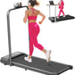 Compact Walking Pad with Handle Bar, Poratble Small Walking Pads Treadmills for Home Small with Handles, 3.0HP Electric Under The Desk Treadmills f with 0.6-6.2MPH and 320LBS