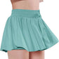 EXARUS Girls Butterfly Shorts Flowy Dance Skirt Cheer Skorts Athletic Tween Clothes Teen Preppy Outfits Flutter Kids