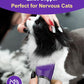 oneisall Cat Grooming Clippers for Matted Long Hair, 5-Speed Cat Grooming Kit Cordless Low Noise Pet Hair Clipper Trimmer Shaver for Dogs Cats Animals (Purple)