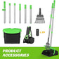 Pooper Scooper with Bag Attachment, 50 inches Long Handle Pooper Scooper, Poop Scooper for Dogs, Dog Poop Scooper for Yard, Pooper Scooper for Large Dogs Heavy Duty, Poop Scooper Bin & Rake