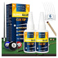 Pool Cue Tip Glue 100g, Quick Dry Billiard Cue Tip Glue for Pool Stick, Heavy Duty Super Adhesive for Snooker Cue, Pool Cue Accessories - No Tip Clamp Needed