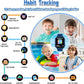 Kids Smart Watch Gift for Boys Ages 3-12, IP67 Waterproof, 32 Puzzle Games, HD Touchscreen Dual Camera Vedio Pedometer Music Player, Kids Watch Toy Birthday Gifts for Boys Ages 5 6 7 8 9 10 (Blue)