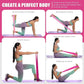 Resistance Bands, Exercise Bands, Physical Therapy Bands for Strength Training, Yoga, Pilates, Stretch Elastic Band with Different Strengths, Workout Bands for Home Gym