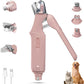 2 in 1 Dog Nail Clippers and Grinder with Lights & Cat Nail Clipper for Large Medium Small Dogs Cats Nail Trimmers USB Rechargeable with 2 LED Lights Dog Claw Care for Non-Black Nails
