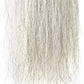 Horse Tail Extensions with Braided Horsehair Loop, Blunt Cut Bottom, 34-36 inches Long and 1 lb Weight (Light Gray)
