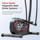 Sunny Health & Fitness Smart Upright Elliptical w/Pulse Sensor Built-in, Indoor Full-Body Cross-Training & Cardio Exercise Machine for Home, Free SunnyFit App Connection, Optional Long Stride Length