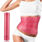 60 Meters Rose Red Osmotic Plastic Body Wrap, Workout and Sweat Enhancer Stomach Wrap Body Wrap Film Applicator Power Wrap(1 Rolls)