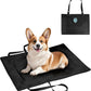 Kritter Planet Waterproof Foldable Dog Bed Pad for Camping & Travel, Portable Roll-Up Dog Bed Car Seat Pet Cushion Mat with Handles for Medium & Large Dogs, Indoor & Outdoor Use