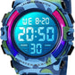 Kids Watch,Boys Watch for 3-15 Year Old Boys,Digital Sport Outdoor Multifunctional Chronograph LED 50 M Waterproof Alarm Calendar Analog Watch for Children with Silicone Band,Kids Gift