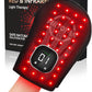 Cordless Red Light Therapy Glove,USB Rechargeable LED Infrared Light Therapy for Pain Relief,Red Light Therapy for Hands Palms Wrists and Elbows,660nm & 850nm,with Zipper Design