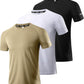 Boyzn 1, 3, 5 or 7 Pack Men's Workout Running Shirts, Dry Fit Moisture Wicking T-Shirt, Gym Athletic Short Sleeve Tee Shirts
