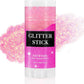 Mysense Pink Body Glitter Stick, Singer Concert Outfit Face Glitter Makeup, Festival Rave Pride Accessories, Hair Glitter Gel for Kids Women, Sparkling Mermaid Sequin Chunky Glitter Face Paint, 0.56oz