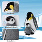 Penguin Family Plush Toy, Stuffed Animal Plushie Doll, Soft Fluffy Like Real Polar Animals Hugging Toy - Present for Every Age & Occasion