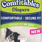 New! Hartz® Comfitables® Disposable Dog Diapers, Size Large 26 Count, Comfortable & Secure Fit, Easy to Put On, Super Absorbent Male and Female Diaper