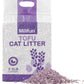 Tofu Cat Litter, Dust-Free Kitty Litter, Fast Drying, Ultra Absorbent Clumping Cat Pellets, Lavender Odor Control, Less Scattering, Dust-Free Mixed Tofu.