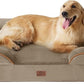 Bedsure XL Plus Orthopedic Dog Bed for Extra Large Dogs - Washable XLarge Dog Cat Bed Waterproof, Comfort Dogs Couch Sofa with Washable Removable Cover, Pet Bed with Nonskid Bottom, Hazel, 48"