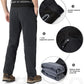 YSENTO Men's Fleece Lined Ski Snow Pants Winter Waterproof Softshell Insulated Hiking Cargo Pants