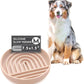 The Slowdown Bowl Silicone Slow Feeder for Dogs & Puppies, Slow Eating, Modern Lick Mat Design, Reduces Gulping, Fits 2 Cups 7.5” Across x 1.5” Tall, Mealtime Challenge, Medium-Tan