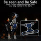 Timos Dog Harness for Medium Dogs, No Pull Service Vest with Reflective Strips and Control Handle,No Choke Dog Harness with 2 Metal Rings for Easy Walking,Outdoor Training,Blue, M