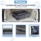 Portable Cat Travel Litter Box. Zipped Lid, Collapsible Litter Box for Cats. No Leakage, No Smell. Easy to Carry. Used for Hotels, Camping, Car (Gray,M)