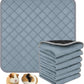 6 Packs Washable Guinea Pig Cage Liners, Waterproof Guinea Pig Pee Pads Reusable Absorbent Bedding Anti Slip Mats for Small Animals Bunny Rabbit Hamster (12 x 12in)