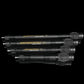 AMEYXGS Archery Bow Stabilizer for Compound Bow, 3K Carbon Fiber 6", 8", 10", 12" 15" Rods, Damping System, Weights Kit, Single Side V-Bar Mount,Quick Disconnect