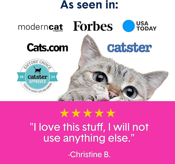 Boxie® Glo™ 30 Day Odor Control Clumping Clay Cat Litter, 28lb, Multi-Cat, 99.9% Dust-Free, Low Tracking, UV Light Attractant, Superior Clumping for Easy Scooping