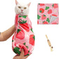 27.6" Cat Grooming Wrap,Self-Adherent Cat Wrap for Cutting Nails,Anti-Escape Cat Swaddle Wrap,Multifunctional Anti-Scratch Cat Restraint Wrap for Medicine,Nail Clipping,Ear Cleaning(Within 15lbs)