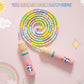 JGM Beaded Jump Rope for Kids – Adjustable Toddler Skipping Rope with Cartoon WOODEN Handle for Outdoor Activity Party Favors School Games 7.7 Feet