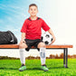 Gonex Soccer Shin Guards for Kids Adult, Youth Boys Girls Shin Guards Slip in Soccer Shin Pad Sleeves Canilleras for Football Games, EVA Cushion Protection Reduce Shocks & Injuries