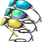 3 Pack Polarized Sports Sunglasses for Men, Mens Sunglasses Wrap Around UV400 Protection for Cycling Fishing Driving